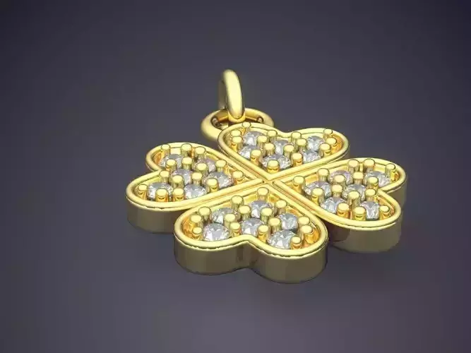 Pendant With Diamonds CAD-5571