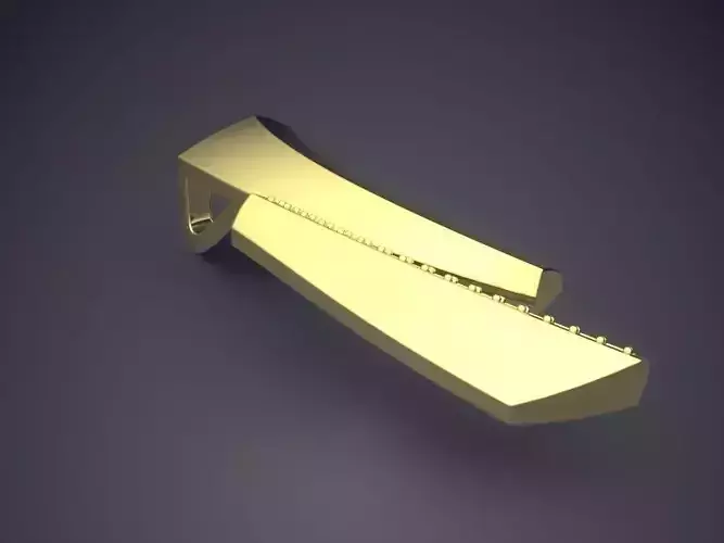 Pendant With Few Diamonds CAD-5560