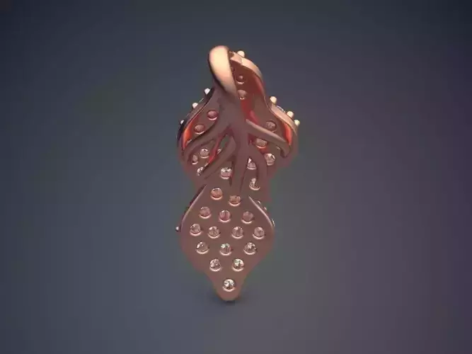 Pendant With Diamonds CAD-5553