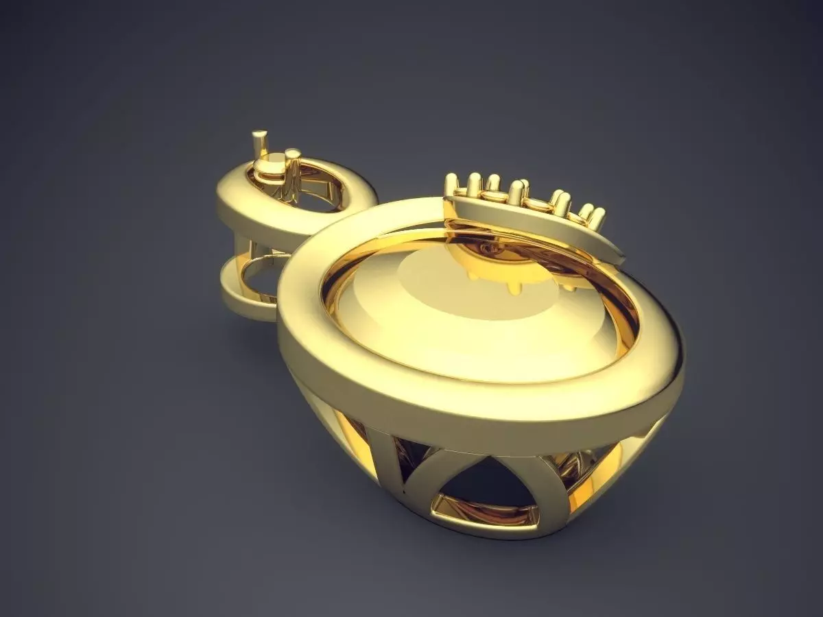 Pendant CAD-5549 3D print model_0