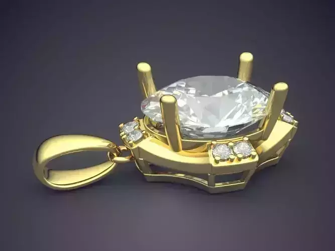 Pendant With Diamonds CAD-5540