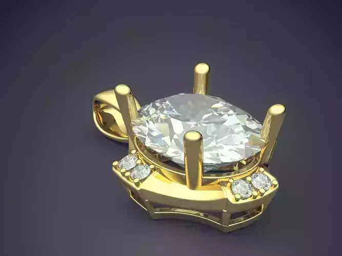 Pendant With Diamonds CAD-5540