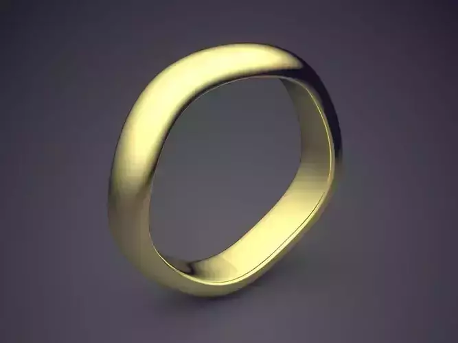 Curved Ring CAD-5535