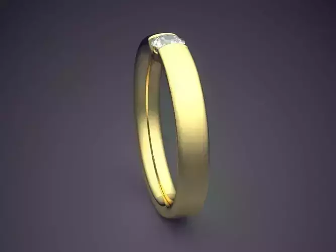 Ring With Diamond CAD-5528