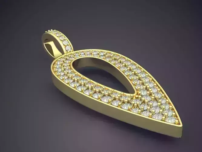Pendant With Diamonds CAD-5501