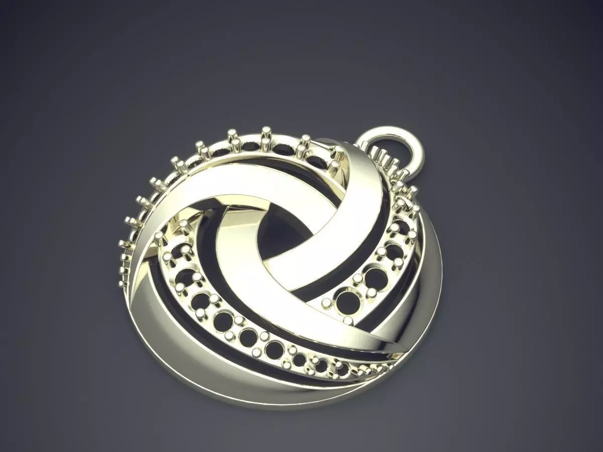 Pendant CAD-5496 3D print model_1