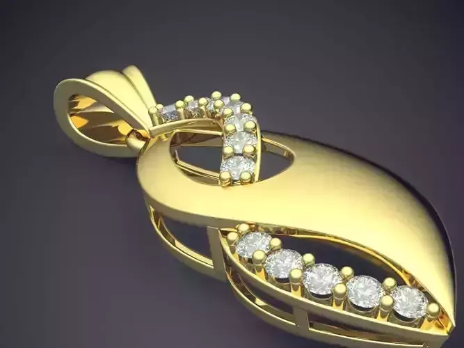 Hanging Complex Earrings CAD 5480 3D print model