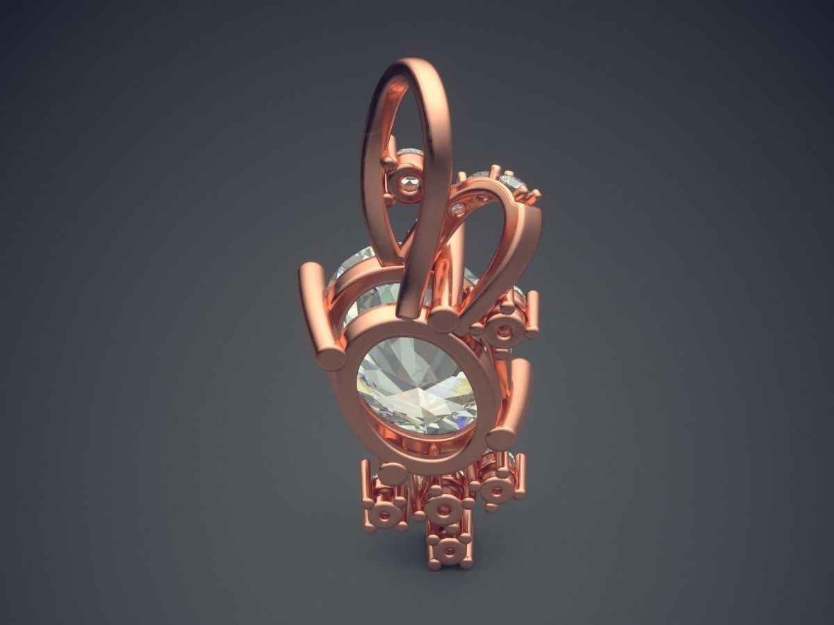  Pendant CAD 5477 3D print model_2
