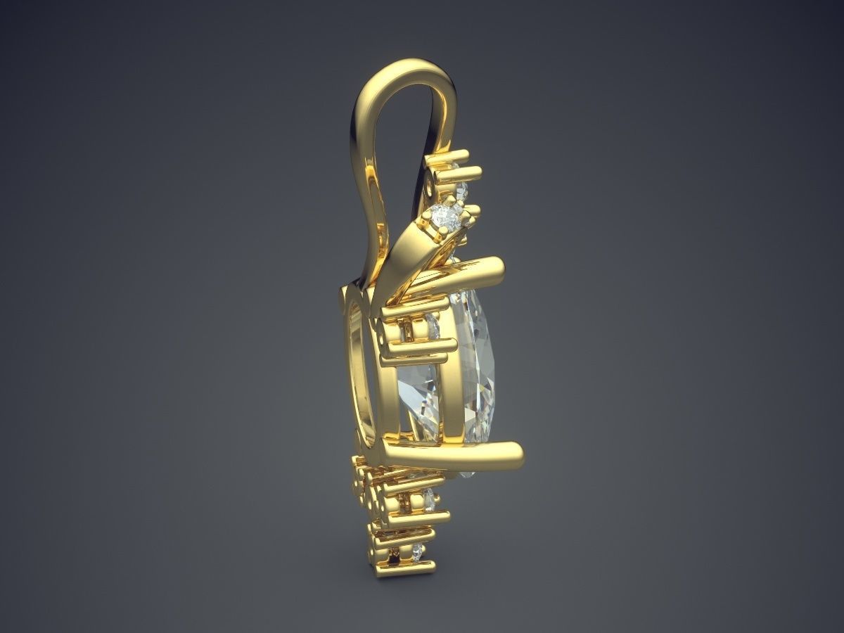  Pendant CAD 5477 3D print model_3