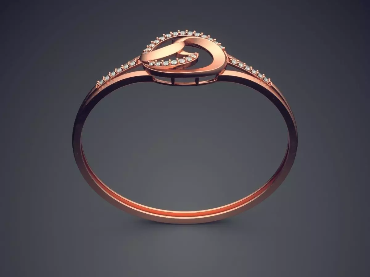 Thin Ring Wit Circle Ornament CAD 5468 3D print model_2