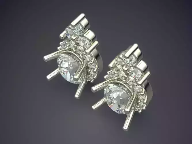 Luxury Cufflinks With Huge Diamonds CAD 5464