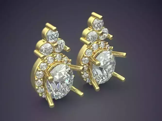 Luxury Cufflinks With Huge Diamonds CAD 5464