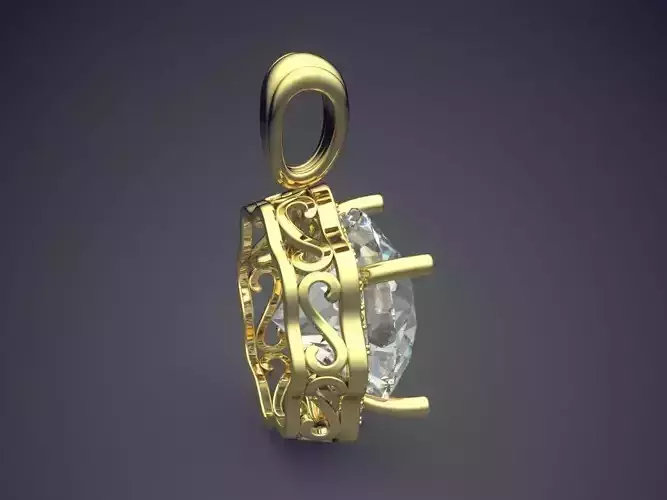 Hangging Earring With Huge Diamond CAD 5460