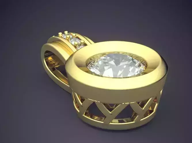 Cufflinks With Circle Diamonds In The Middle CAD 5451