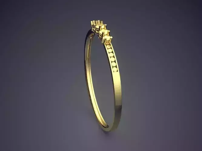 Very Thin Ring With Tiny Diamonds CAD 5408