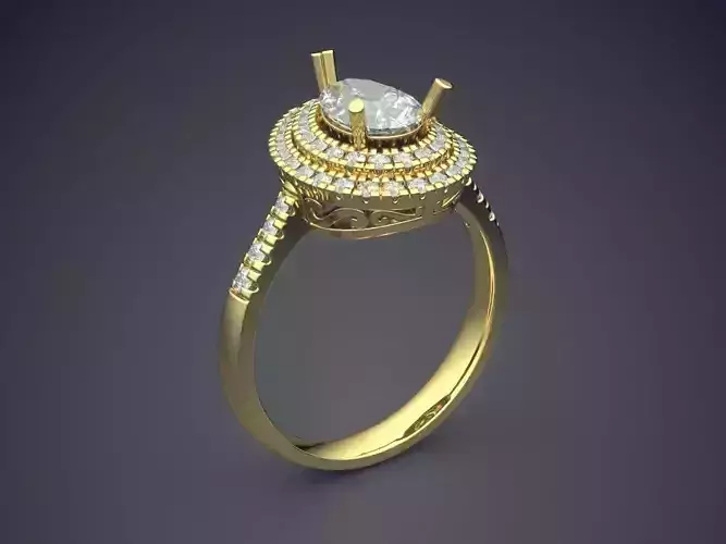 Thin Ring With Plenty Of Diamonds On Top CAD 5399