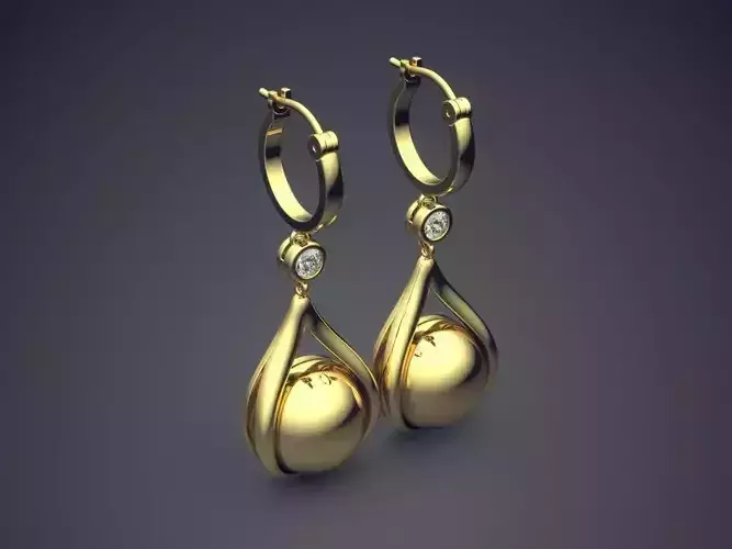 Earrings CAD-5396