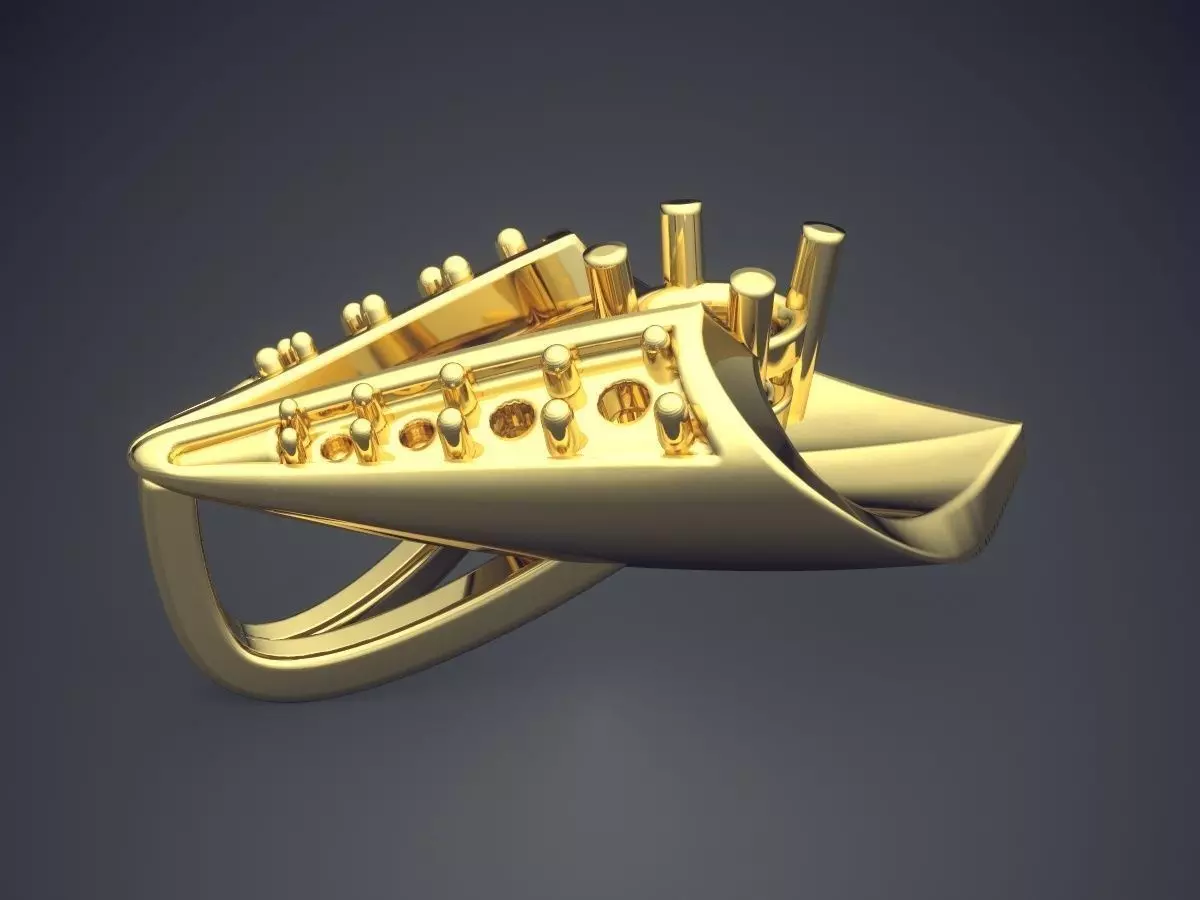 Pendant CAD-5390 3D print model_3