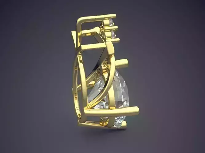 Pendant With Diamonds CAD-5389