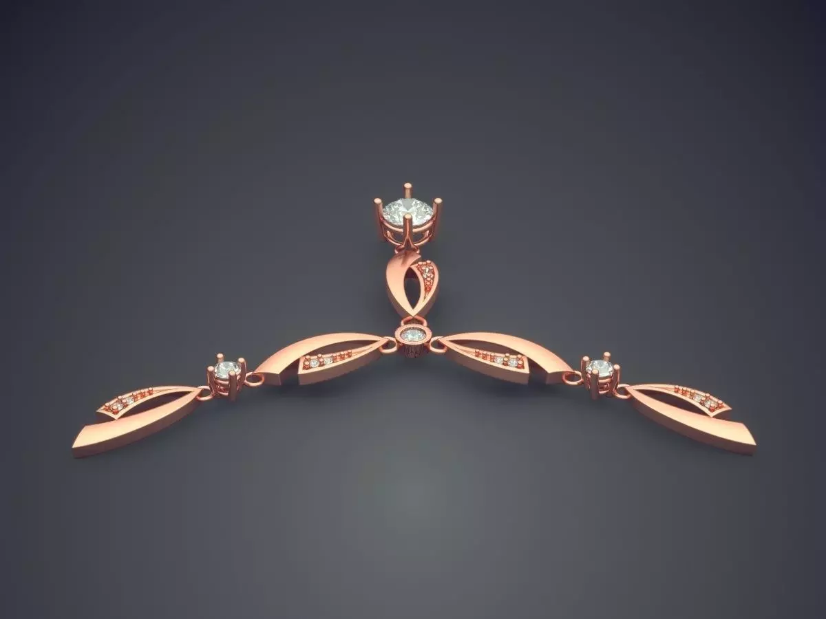 Pendant CAD-5376 3D print model_2