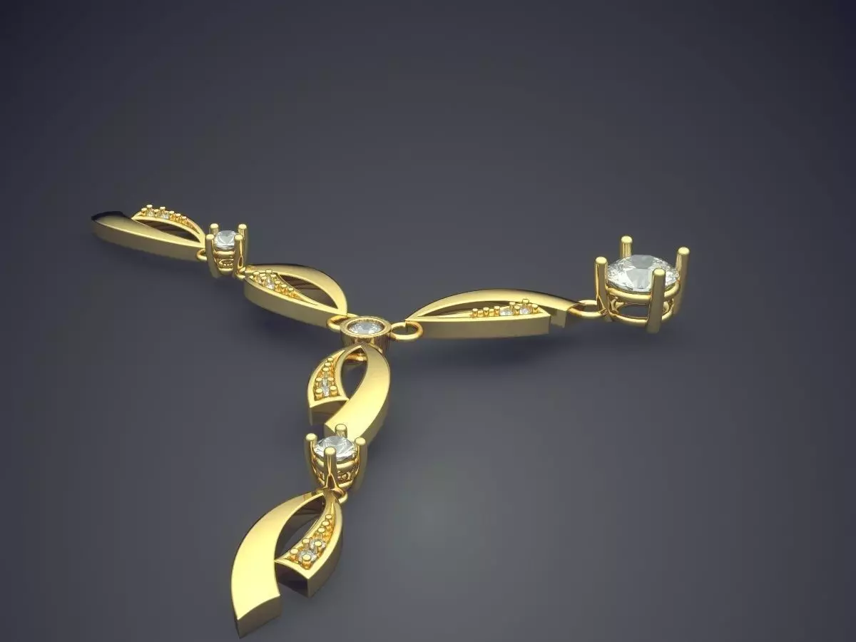 Pendant CAD-5376 3D print model_3