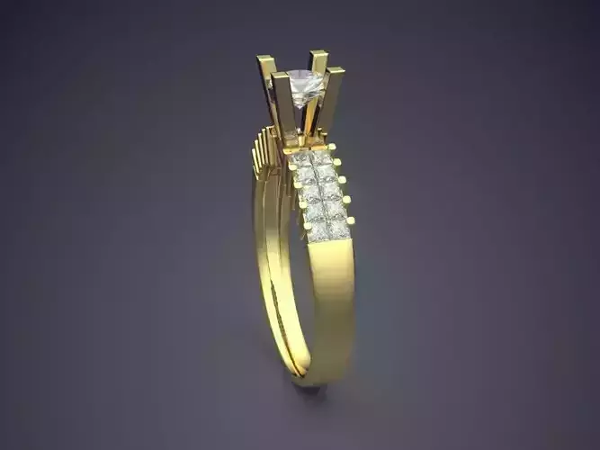 Luxurious Ring With A Lot Of Diamonds CAD 5337
