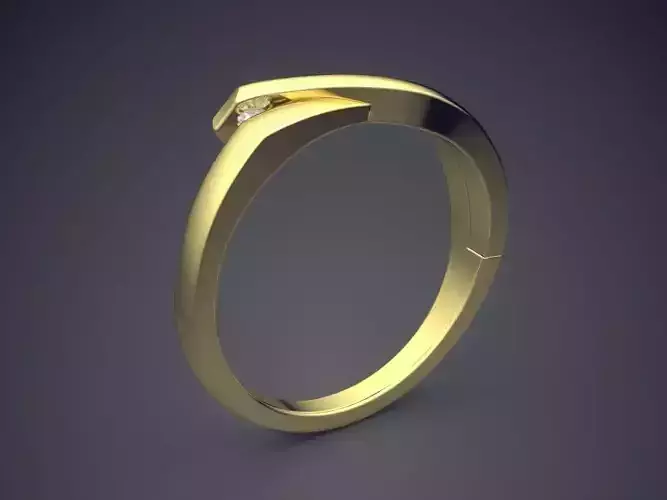 Curved Ring CAD-5326