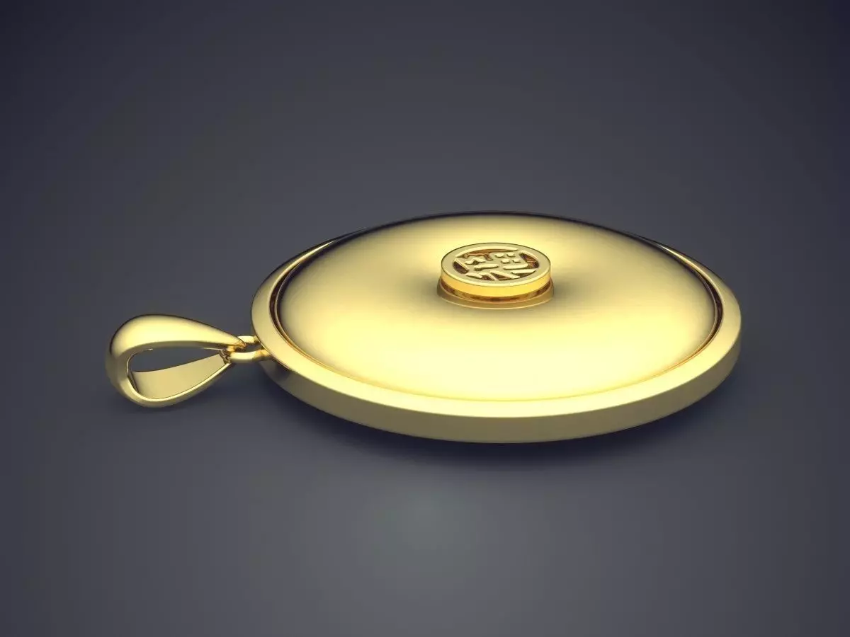 Pendant CAD-5325 3D print model_3