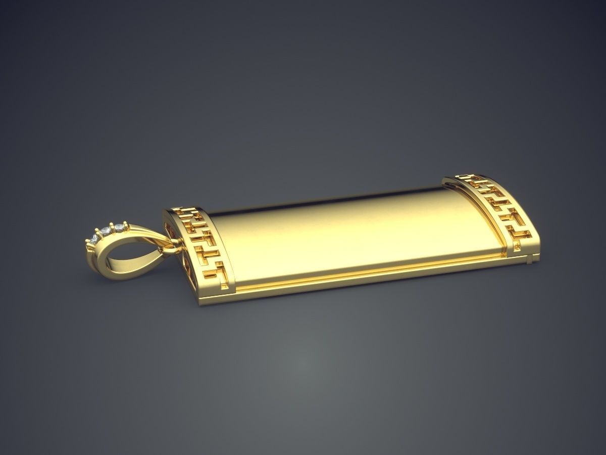 Pendant CAD-5270 3D print model_3