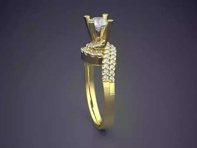 Very Luxurious Ring With Diamonds On Top CAD 5246