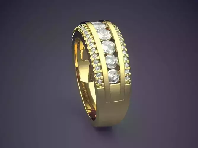 Ring Filled With Diamonds Inside CAD 5243