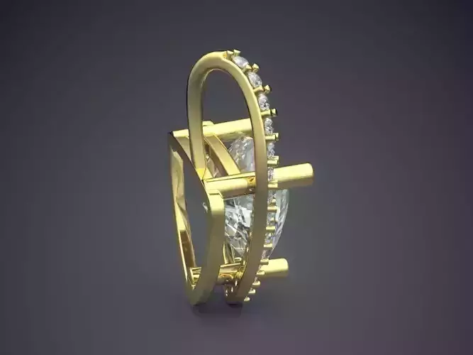 Pendant With Diamonds CAD-5236