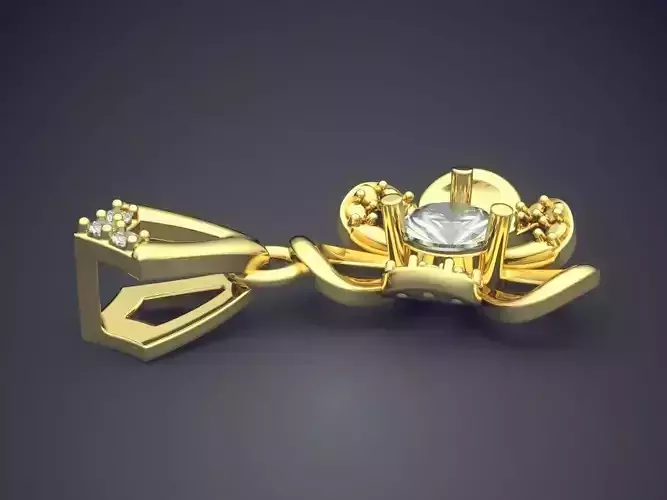 Pendant With Diamonds CAD-5231