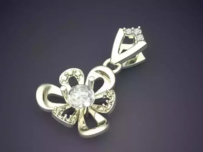 Pendant With Diamonds CAD-5231