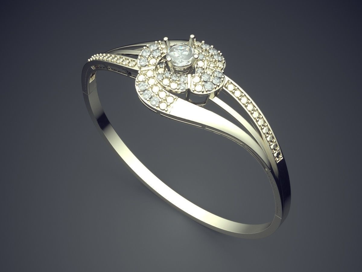 jewelry bracelet CAD-5226 3D print model_1