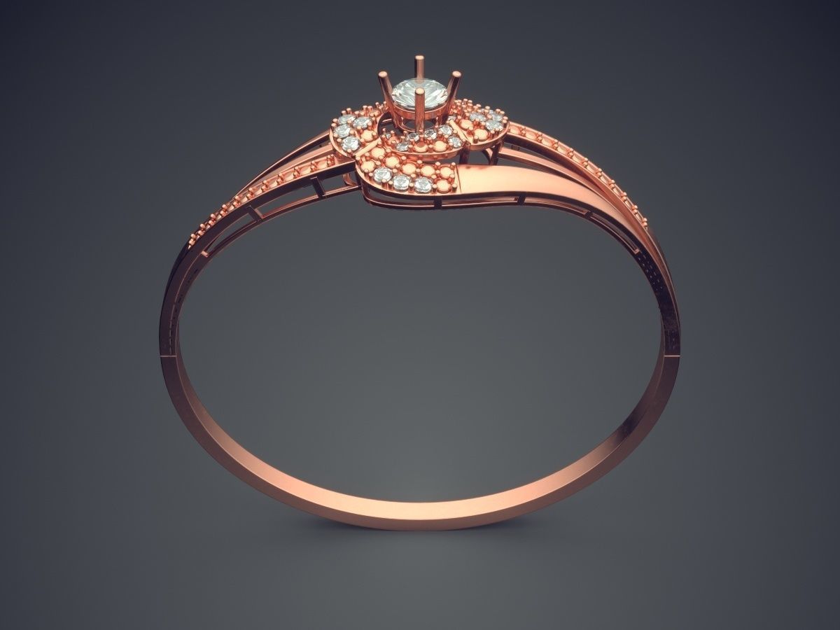 jewelry bracelet CAD-5226 3D print model_2