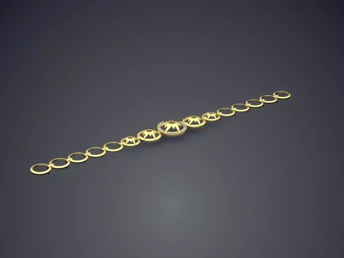 Bracelet CAD-5220 3D print model_0