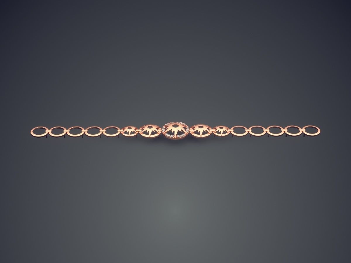 Bracelet CAD-5220 3D print model_2