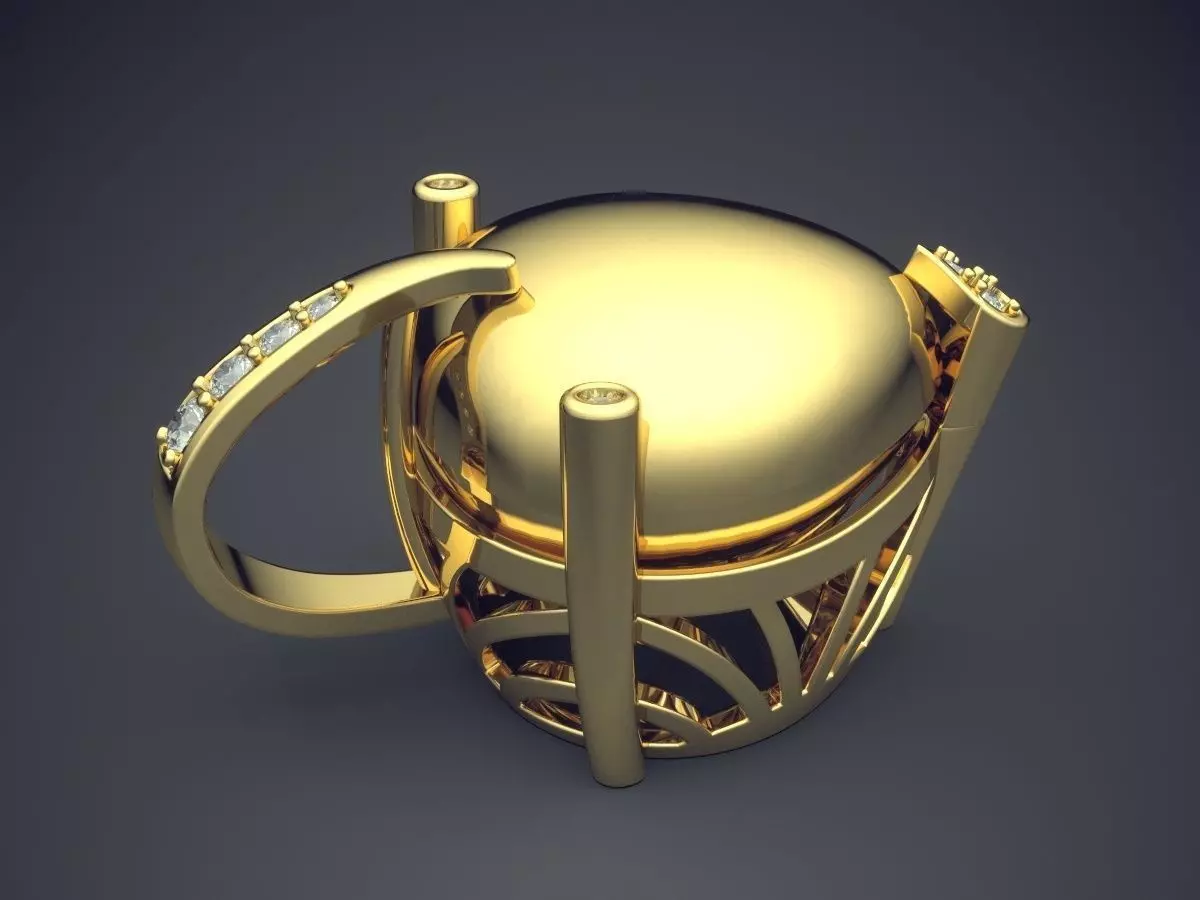 Pendant CAD-5205 3D print model_3