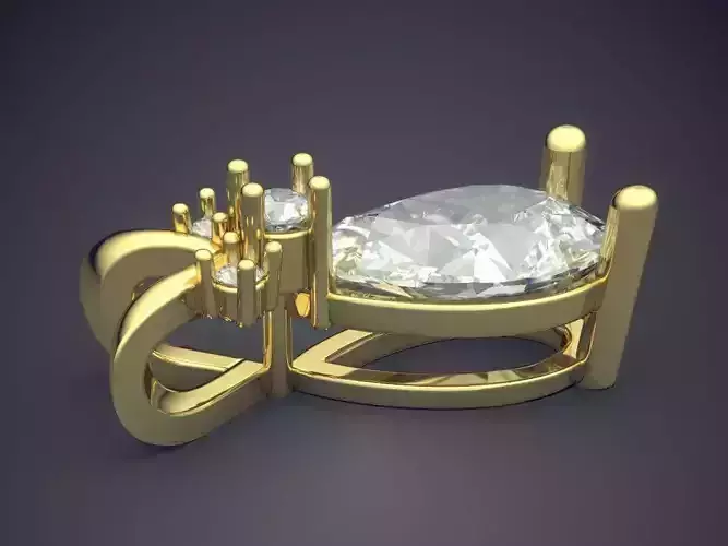 Pendant With Diamonds CAD-5200