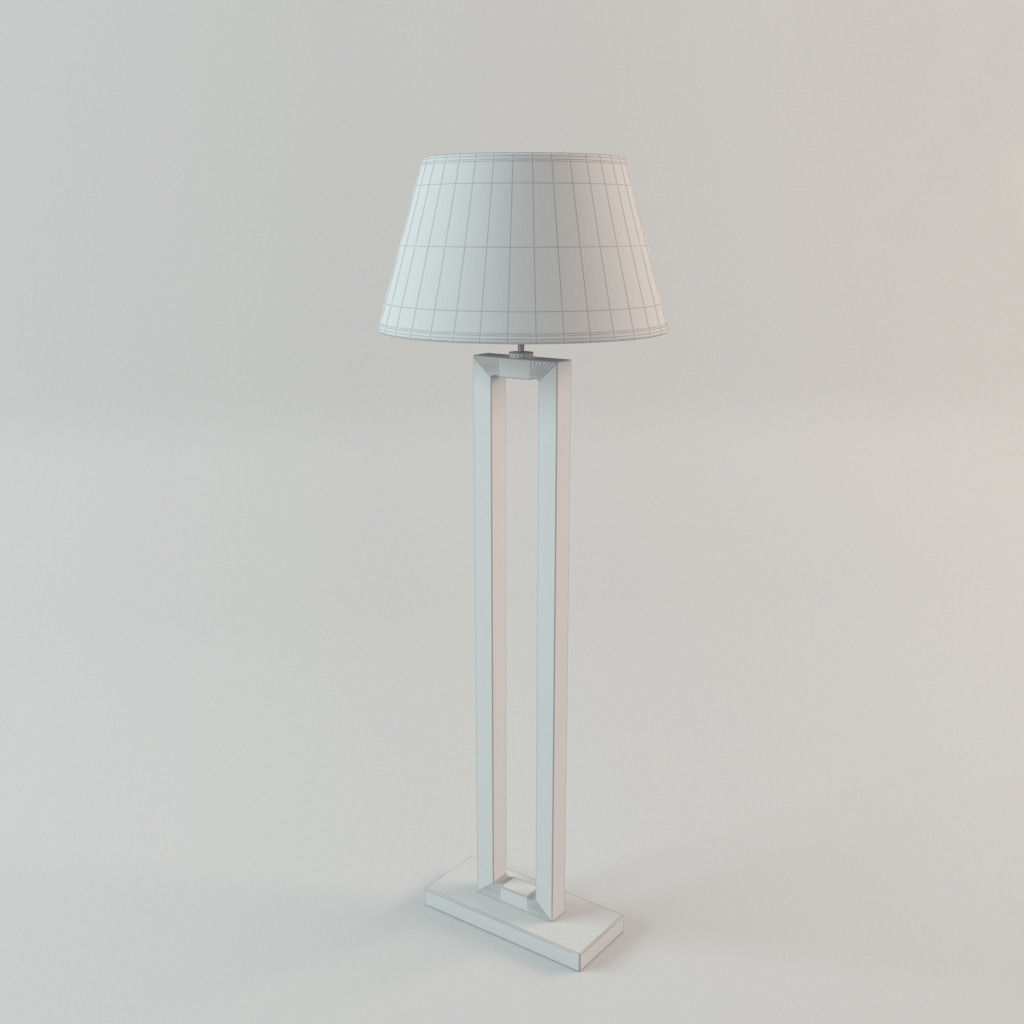 Lamp Floor Arlington 3D model_5