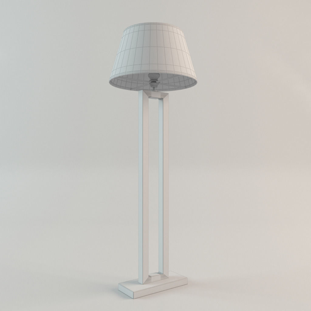 Lamp Floor Arlington 3D model_4