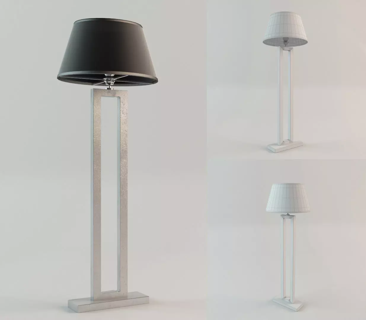 Lamp Floor Arlington 3D model_0
