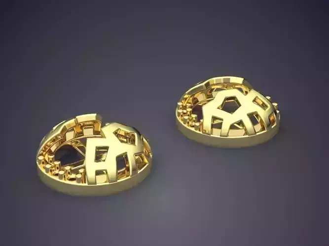 Brooch With Detailed Ornaments CAD 5168 3D print model