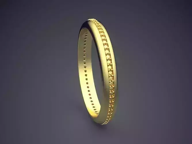 Very Simple Ring With Small Ornament CAD 5162