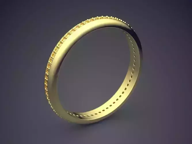 Very Simple Ring With Small Ornament CAD 5162 3D print model