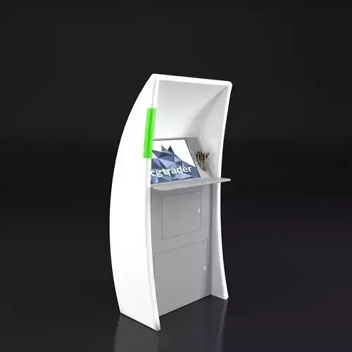 Detailed infokiosk with screen