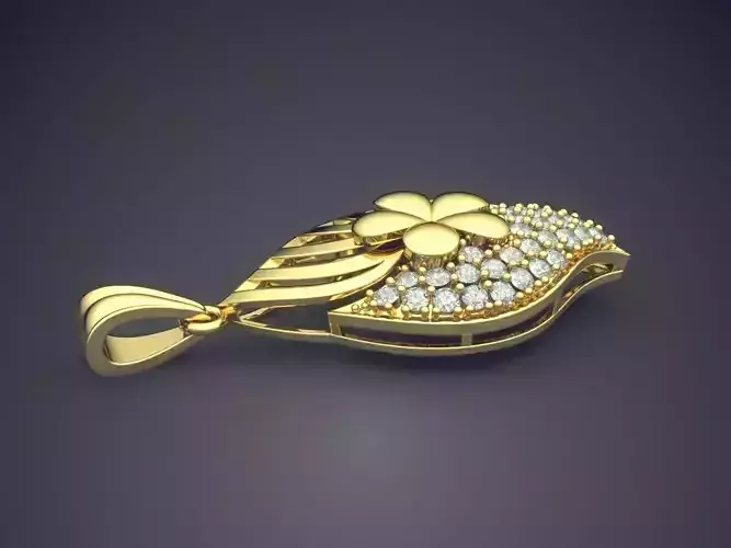 Pendant With Diamonds CAD-5151