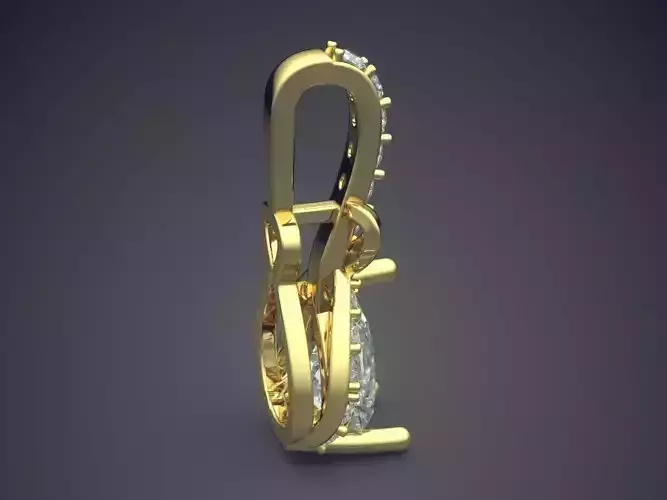 Luxury Pendant Covered In Diamonds CAD 5147