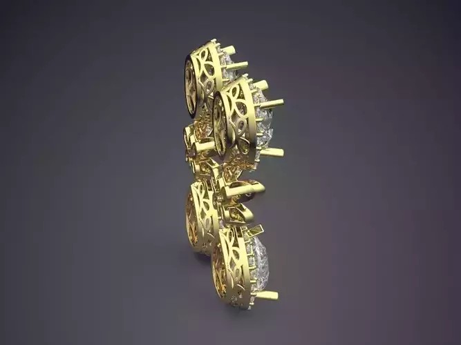 Sophisticated Brooch Covered With Diamonds CAD 5142